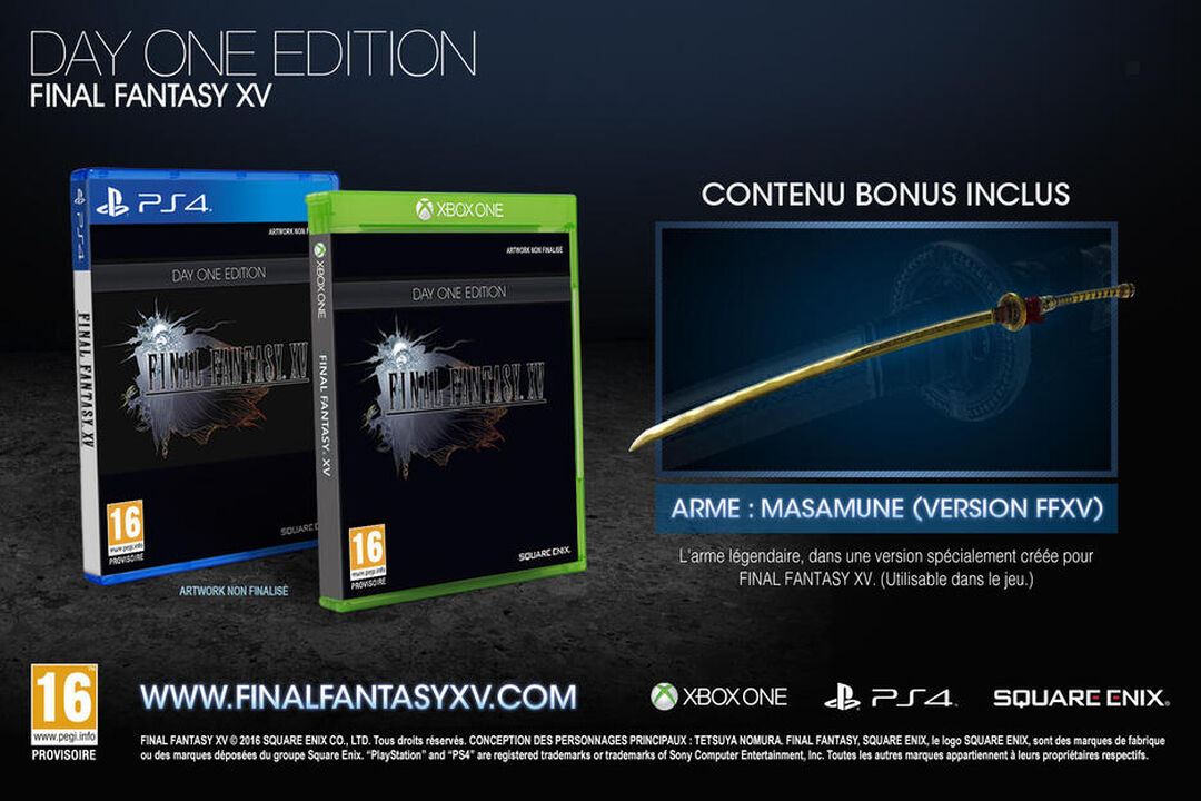 Final Fantasy XV Edition Day One