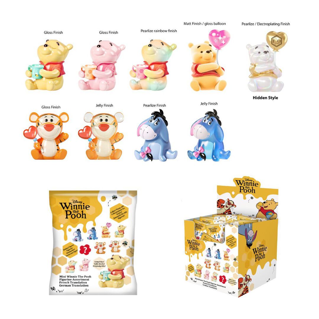 Figurine Mystere | Winnie L'ourson | Personnage Al&eacute;atoire