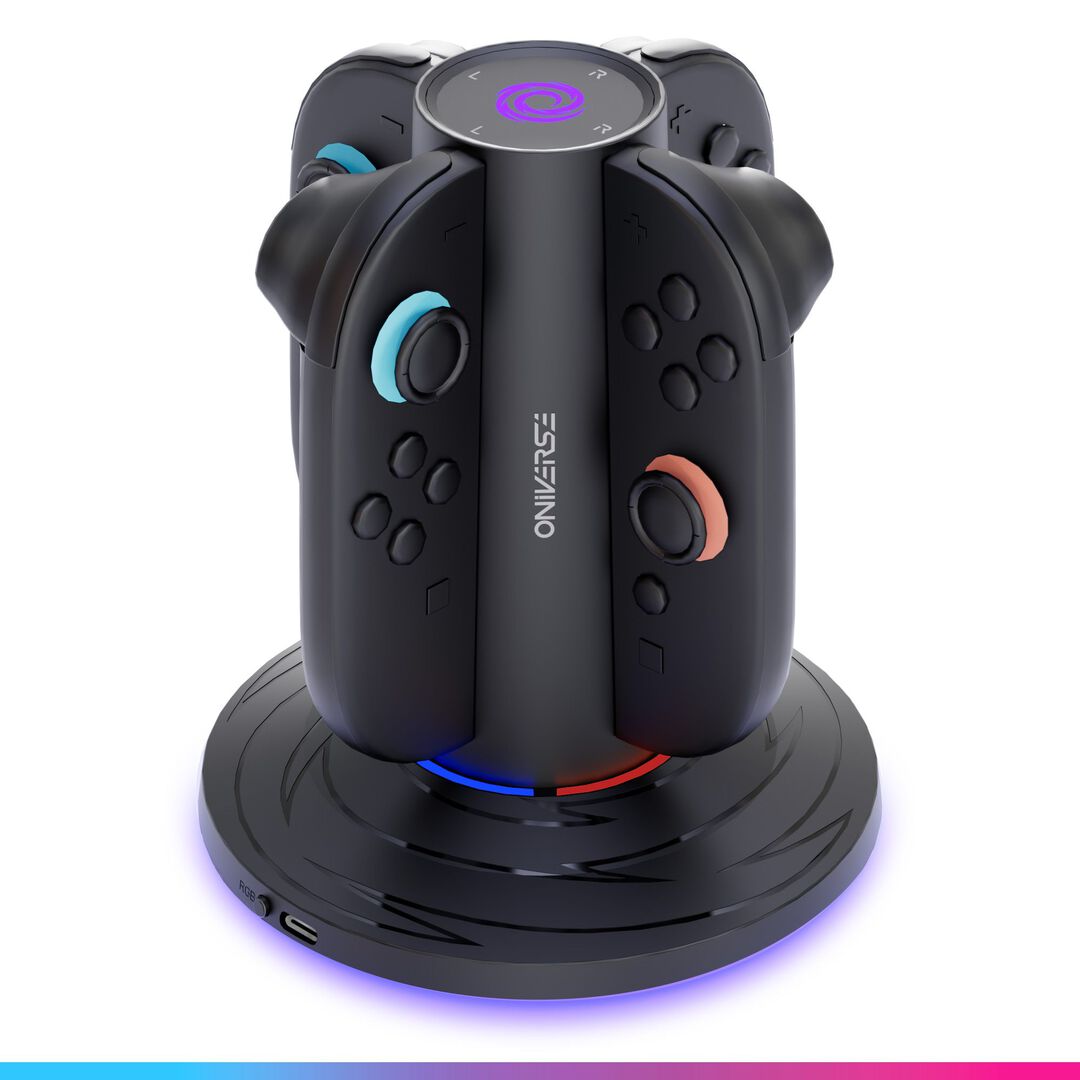Support De Charge 4 Joycons Quadrant | Oniverse
