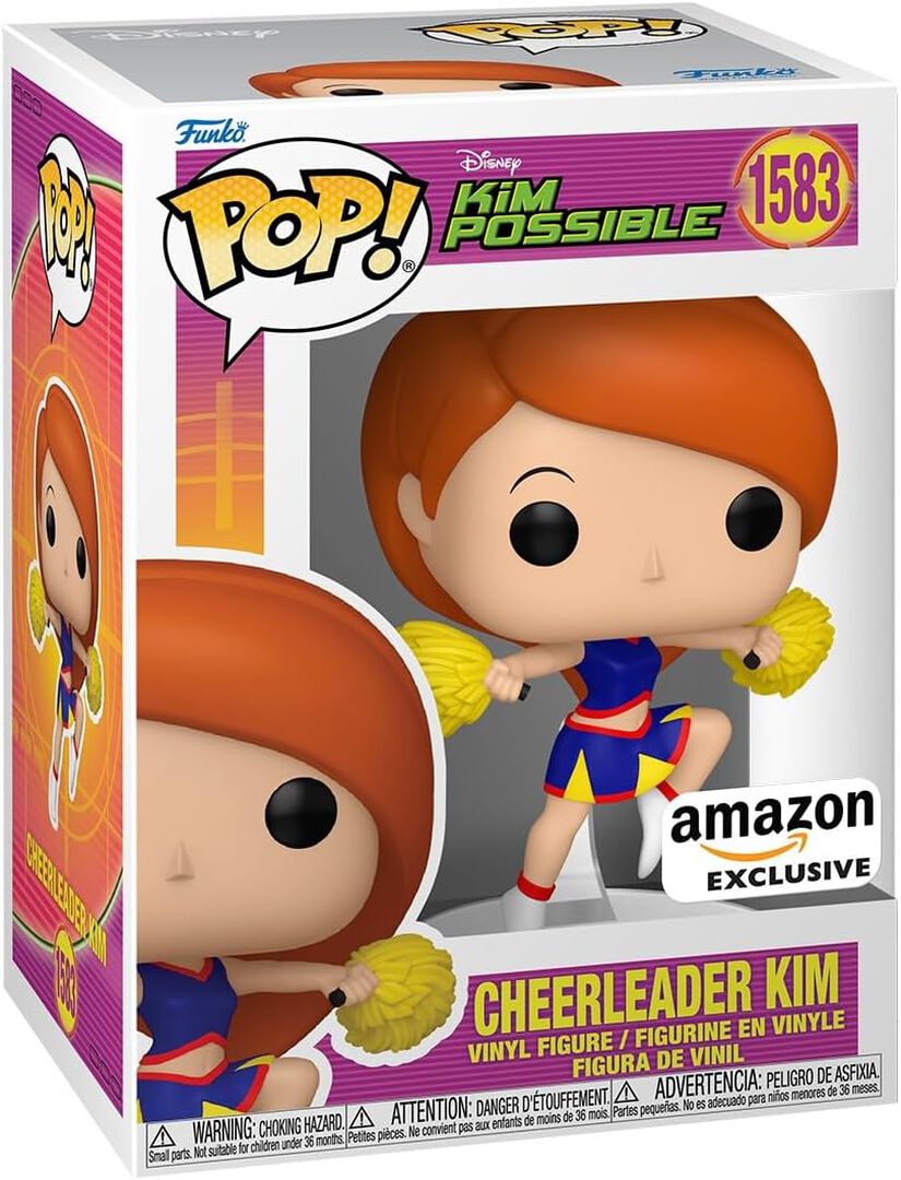 Figurine Funko Pop! N&deg;1583 | Disney | Kim Possible | Kim (pom-pom Girl)