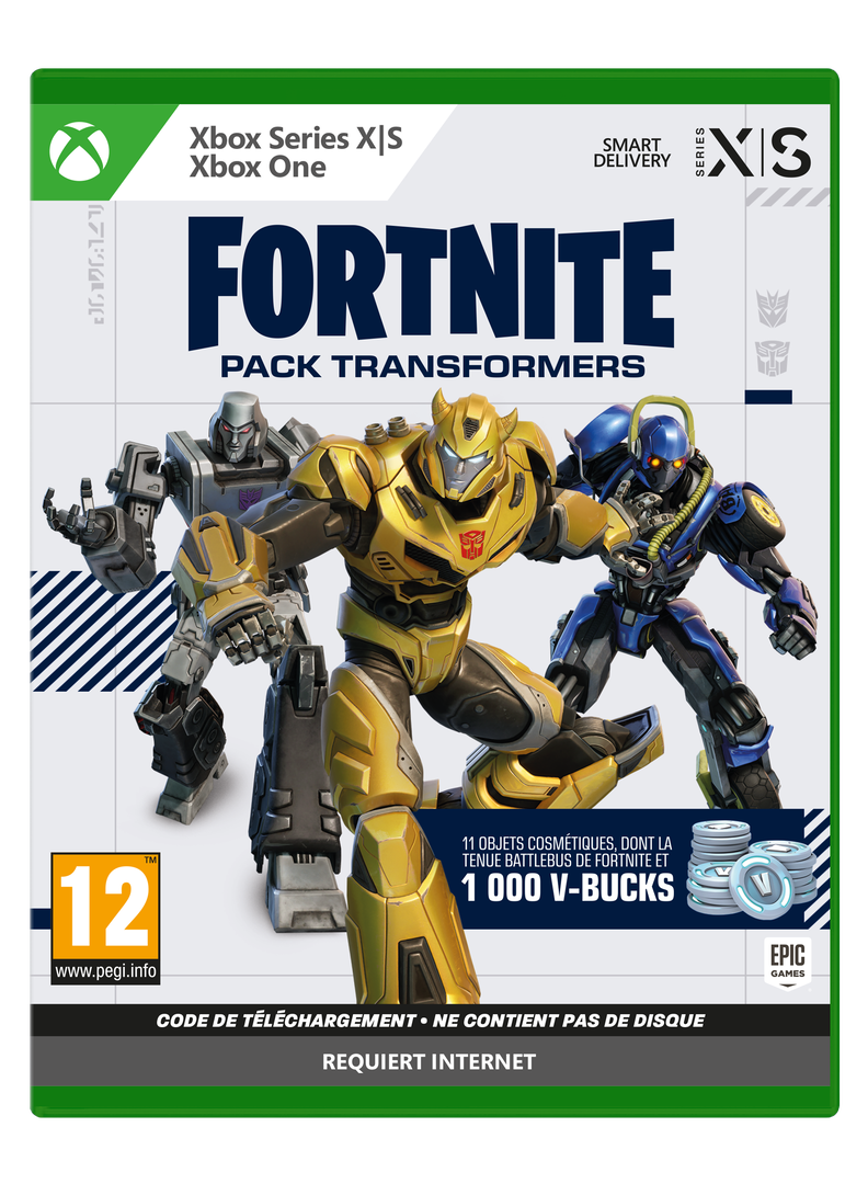 Fortnite Pack Transformers (code De T&eacute;l&eacute;chargement)