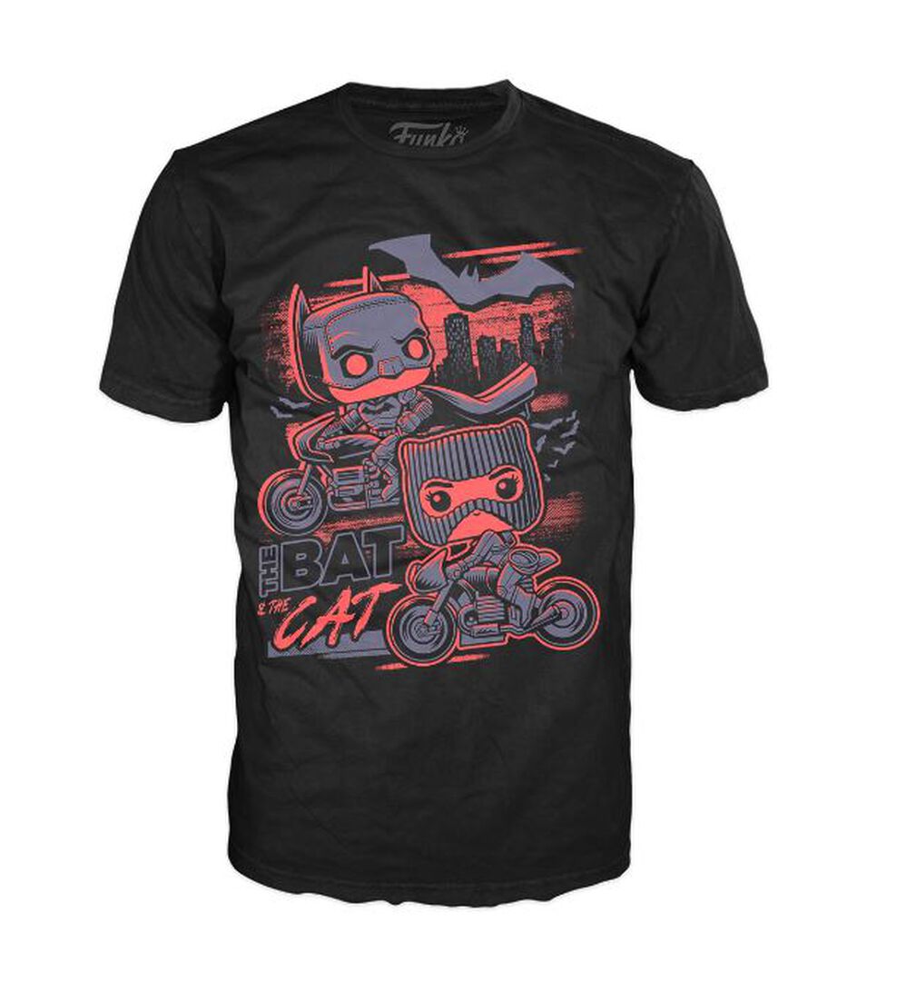 T-shirt Pop Tee | Batman | Bat & The Cat | Taille S