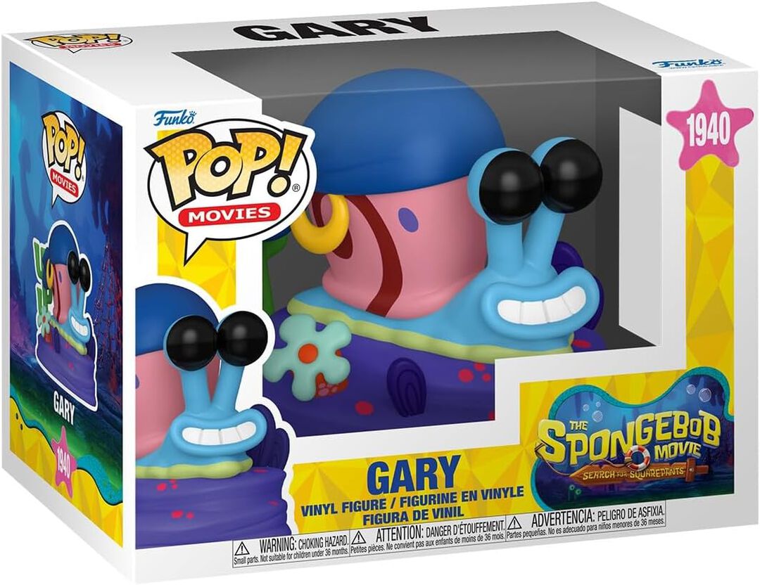 Figurine Funko Pop! N&deg;1940 | Bob L'eponge | Gary (pirate)