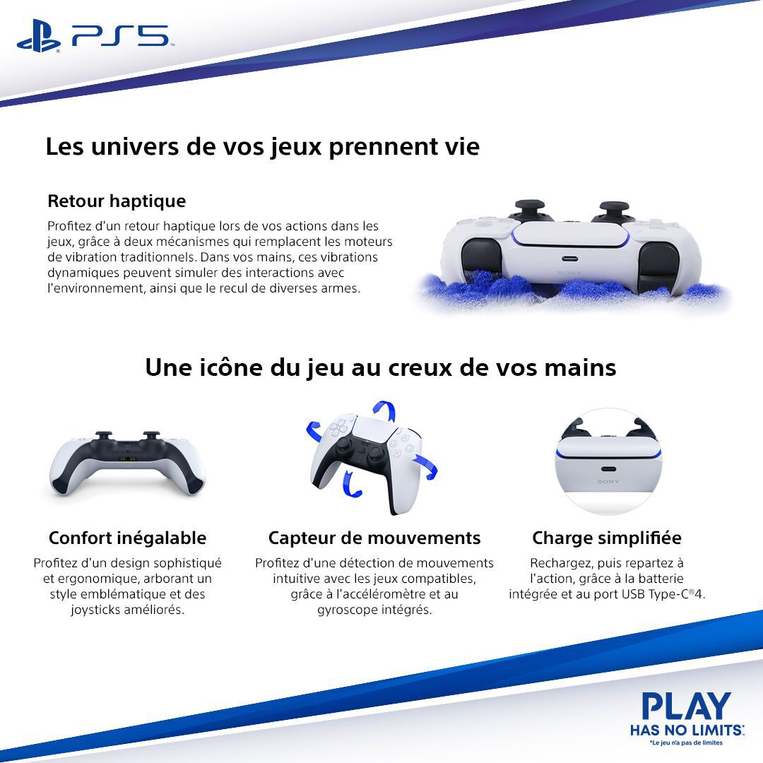 Manette Sans Fil Dualsense Edition Limit&eacute;e 007 First Light