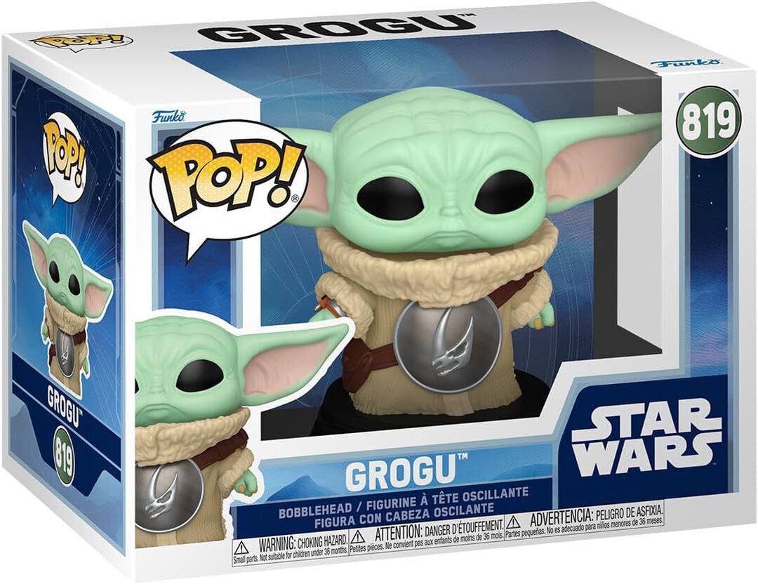 Figurine Funko Pop! N&deg;819 | Mandalorien Et Grogu | Grogu