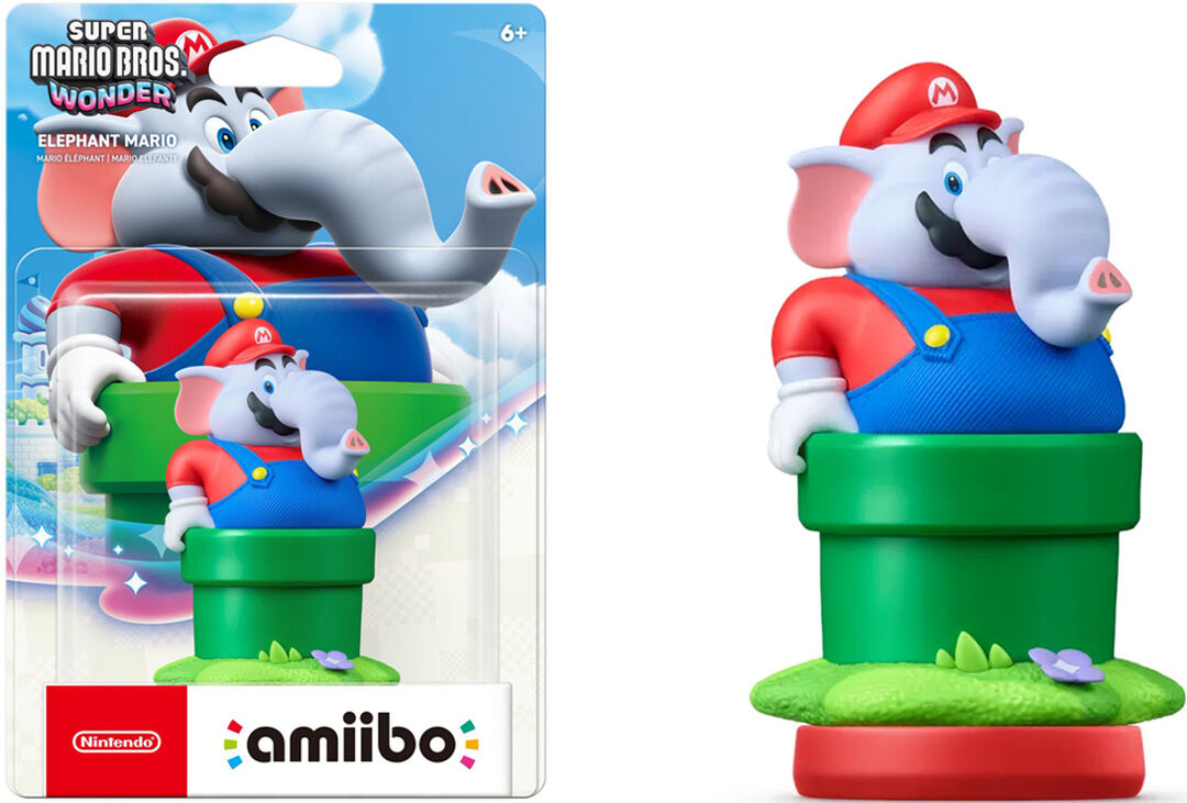 Figurine Amiibo Mario Elephant (super Mario Bros. Wonder)