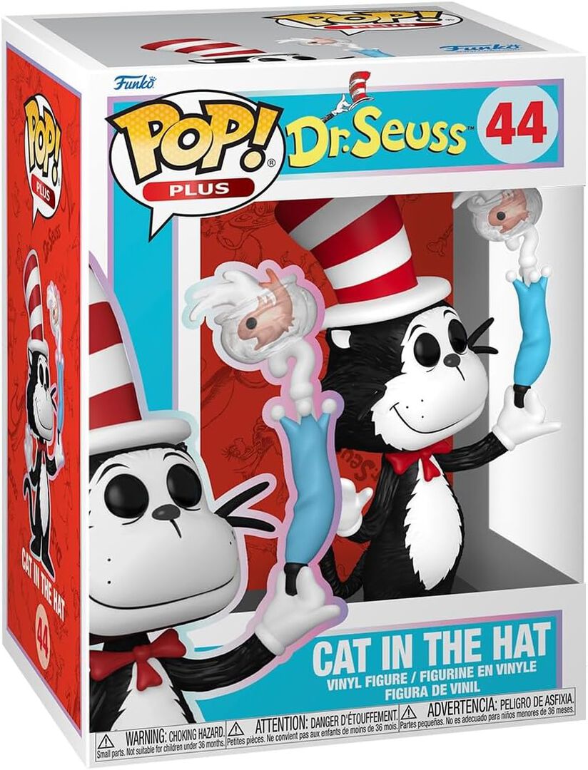 Figurine Funko Pop! Plus N&deg;44 | Dr. Seuss | Le Chat Chapeaut&eacute;
