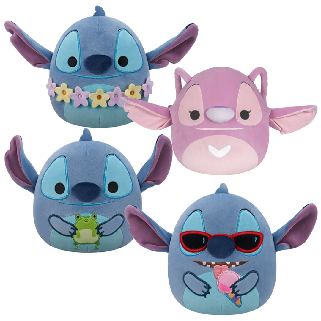 Peluche | Squishmallow | Assortiment Stitch & Angel 20cm