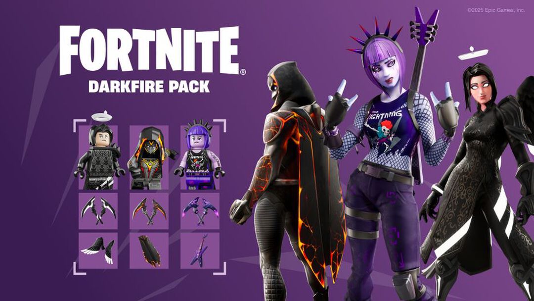 Fortnite Darkfire & Ice Bundle (code De T&eacute;l&eacute;chargement)
