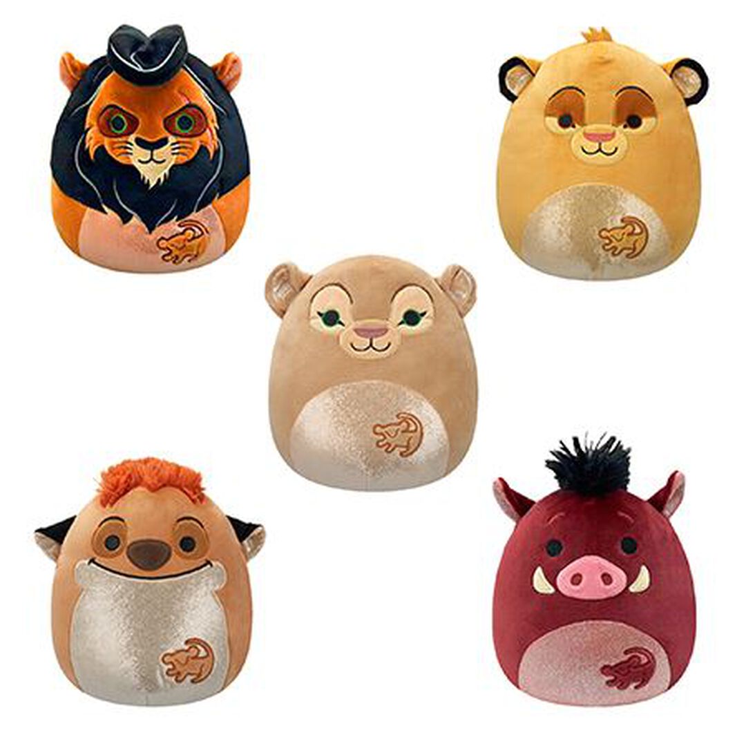 Peluche | Squishmallows | Peluche 20cm Roi Lion Mod&egrave;le Al&eacute;atoire
