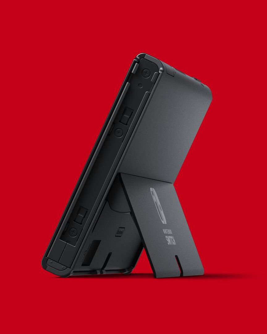 Nintendo Switch Oled Noire | Avec Manettes Joy-con Bleu N&eacute;on/rouge N&eacute;on | Occasion