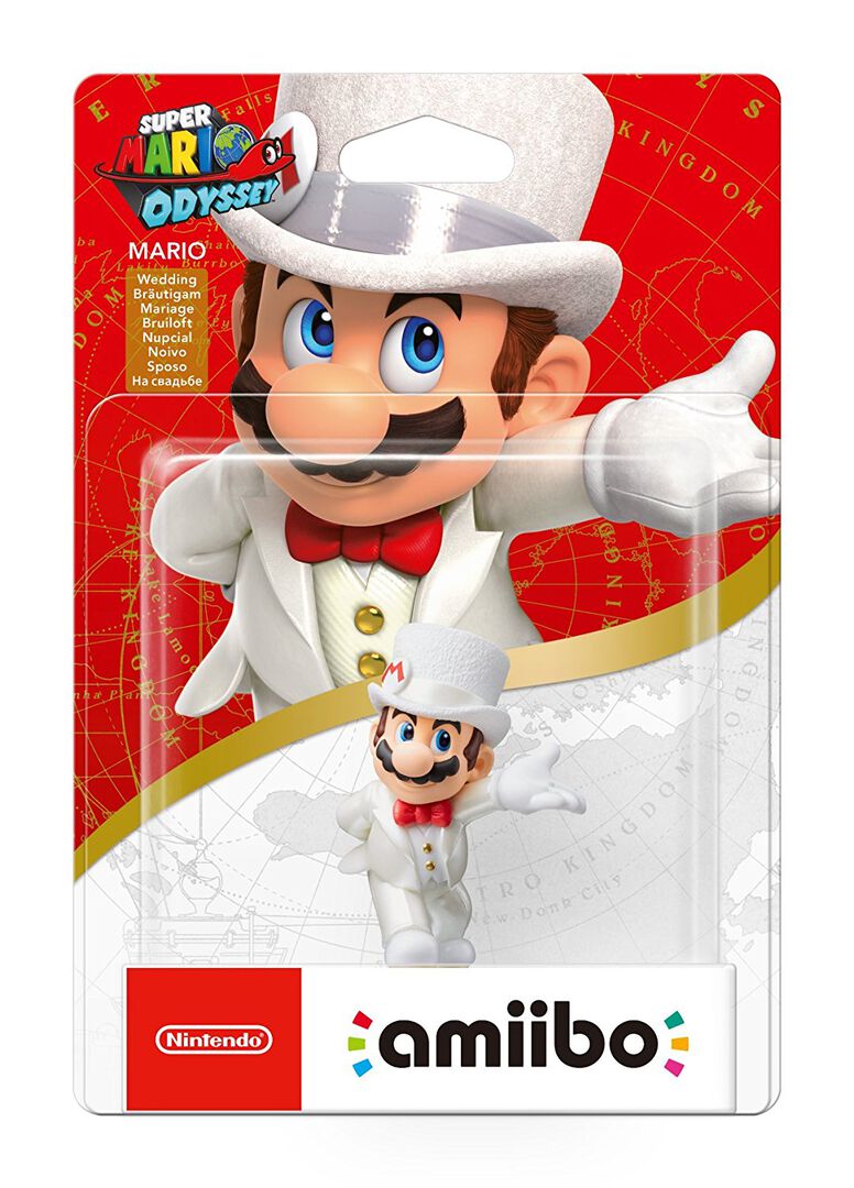 Figurine Amiibo Super Mario Mario Tenue De Mariage