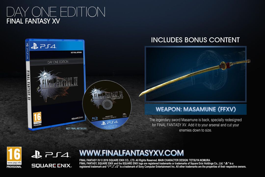 Final Fantasy XV Edition Day One