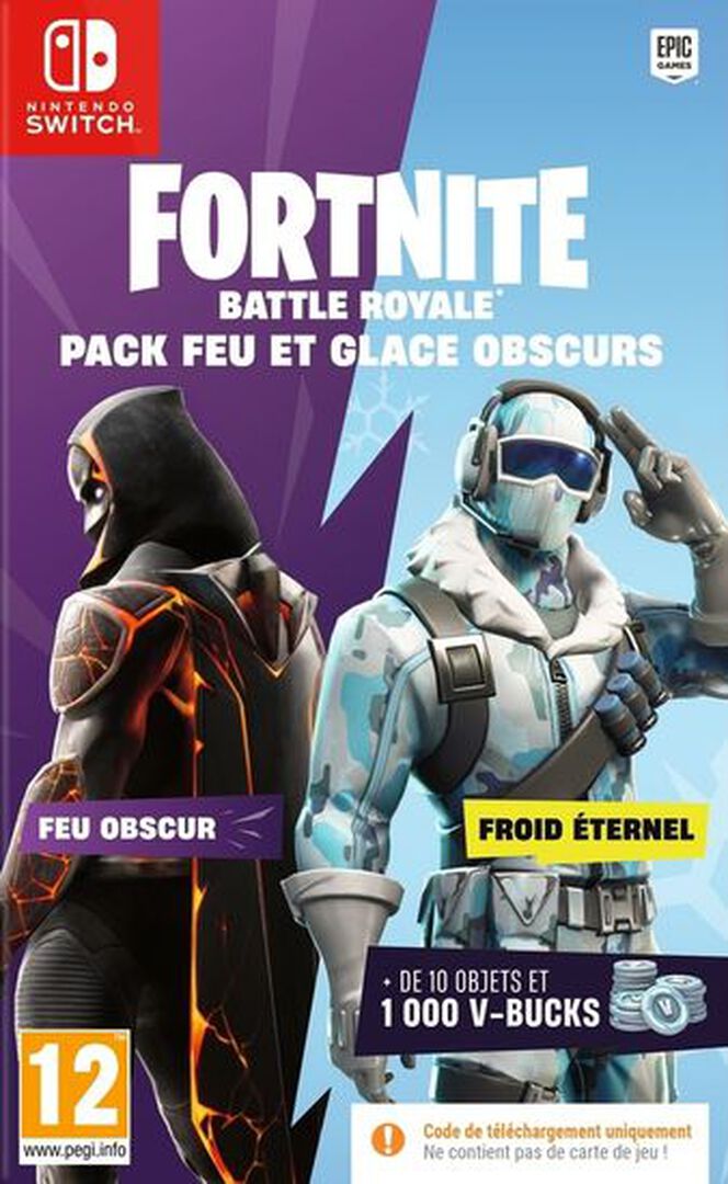 Fortnite Darkfire & Ice Bundle (code De T&eacute;l&eacute;chargement)