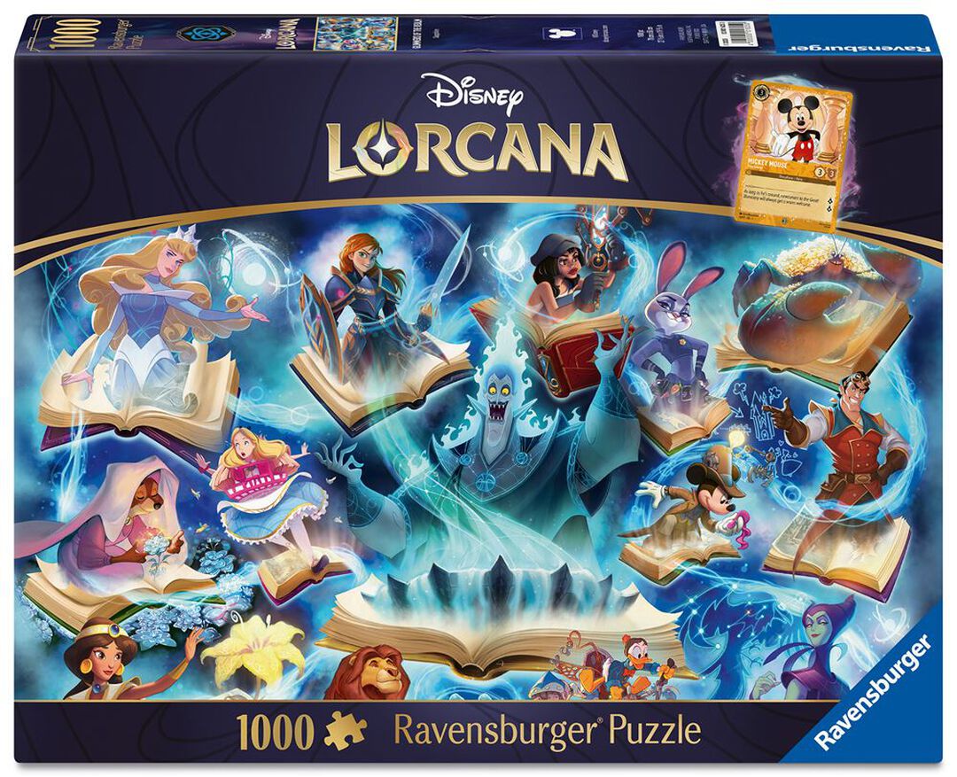 Puzzle 1000p- Disney Lorcana-saphir