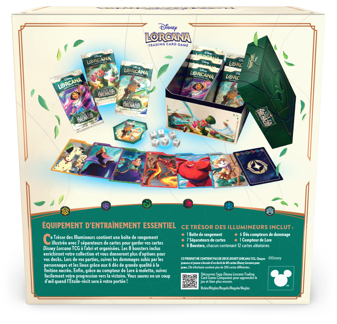 Disney Lorcana | Trove Pack | Chapitre 7 l'&icirc;le d'Archazia