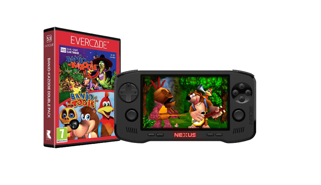 Console Evercade Nexus & Banjo-kazooie  + Pochette