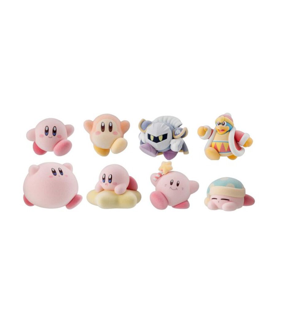 Figurine Candy Toys | Kirby | Kirby Flocked Doll W1 Reissue