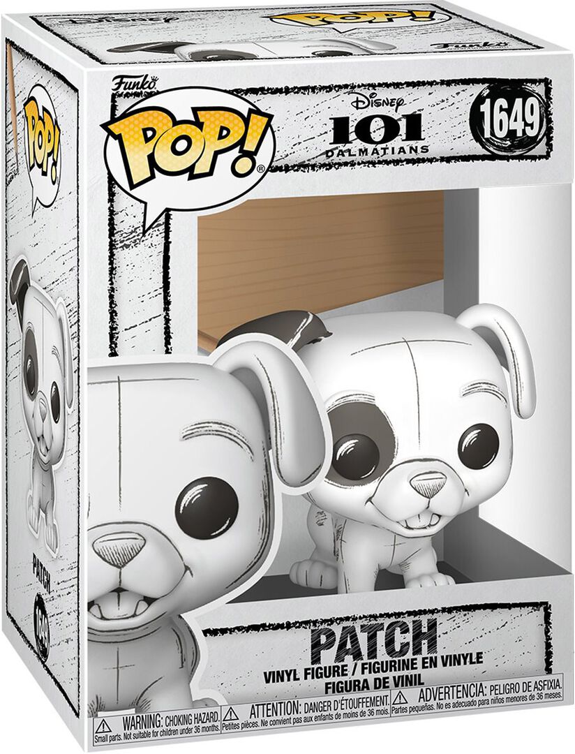 Figurine Funko Pop! Sketched | Les 101 Dalmatiens | Patch En Croquis