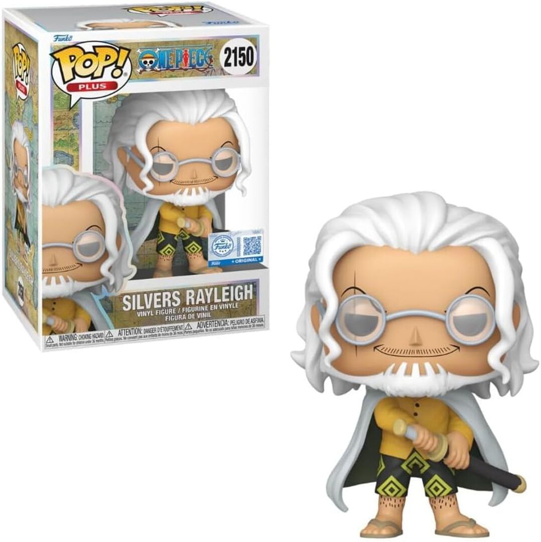 Figurine Funko Pop! Plus N&deg;2150 | One Piece | Silvers Rayliegh W/ch (egghead)