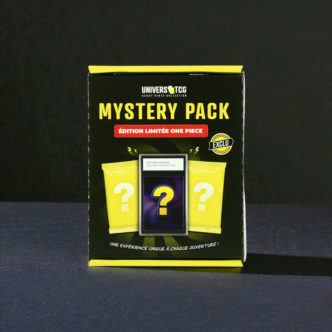 Mystery Pack One Piece JPN - 2 boosters scell&eacute;s japonais + 1 carte grad&eacute;e Collect Aura
