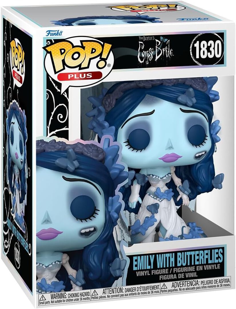 Figurine Funko Pop! N&deg;1830 | Les Noces Funebres | Emily Avec Papillons