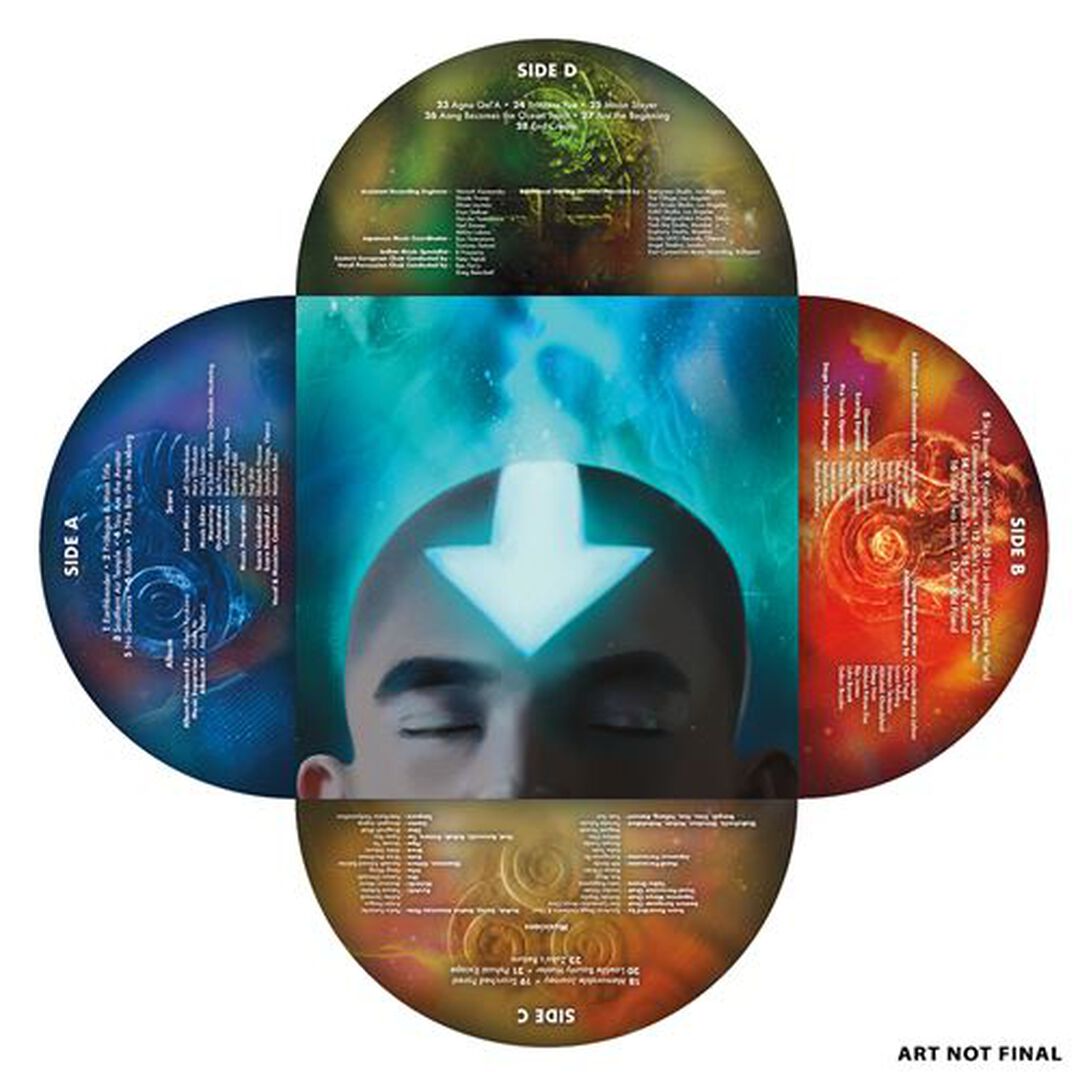 Vinyle Avatar The Last Airbender 2lp Sountrack Netflix Series