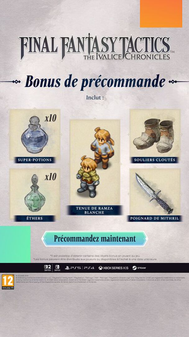 Final Fantasy Tactics The Ivalice Chronicles | Occasion