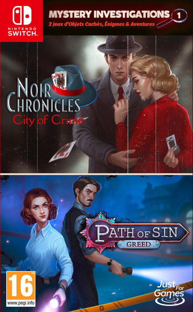 Mystery Investigations 1 Path Of Sin Greed+noir Chronicles City Of Crime | Occasion