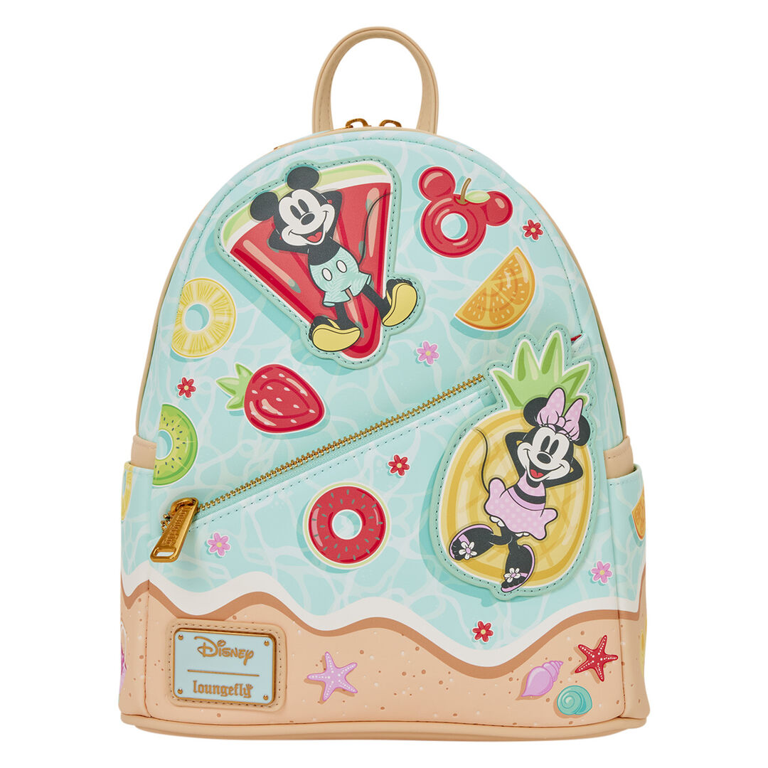 Mini Sac A Dos Loungefly | Disney | Mickey Et Minnie (summer)