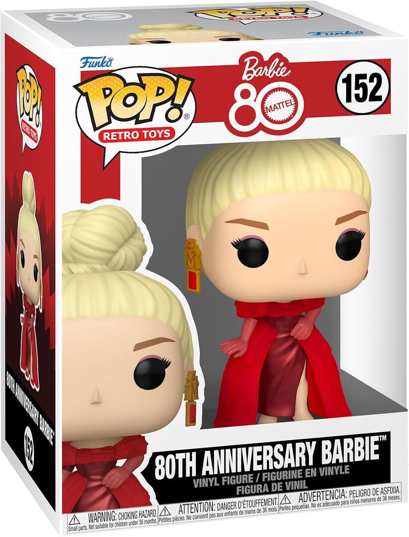 Figurine Funko Pop! N&deg;152 | Mattel 80th | Barbie