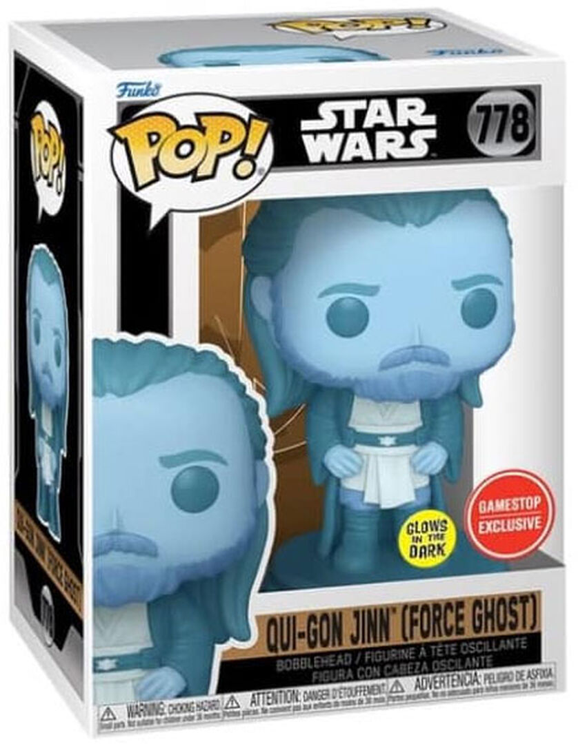 Figurine Funko Pop! N&deg;778 | Star Wars | Star Wars : Obi Wan | Fantome De Qui-gon