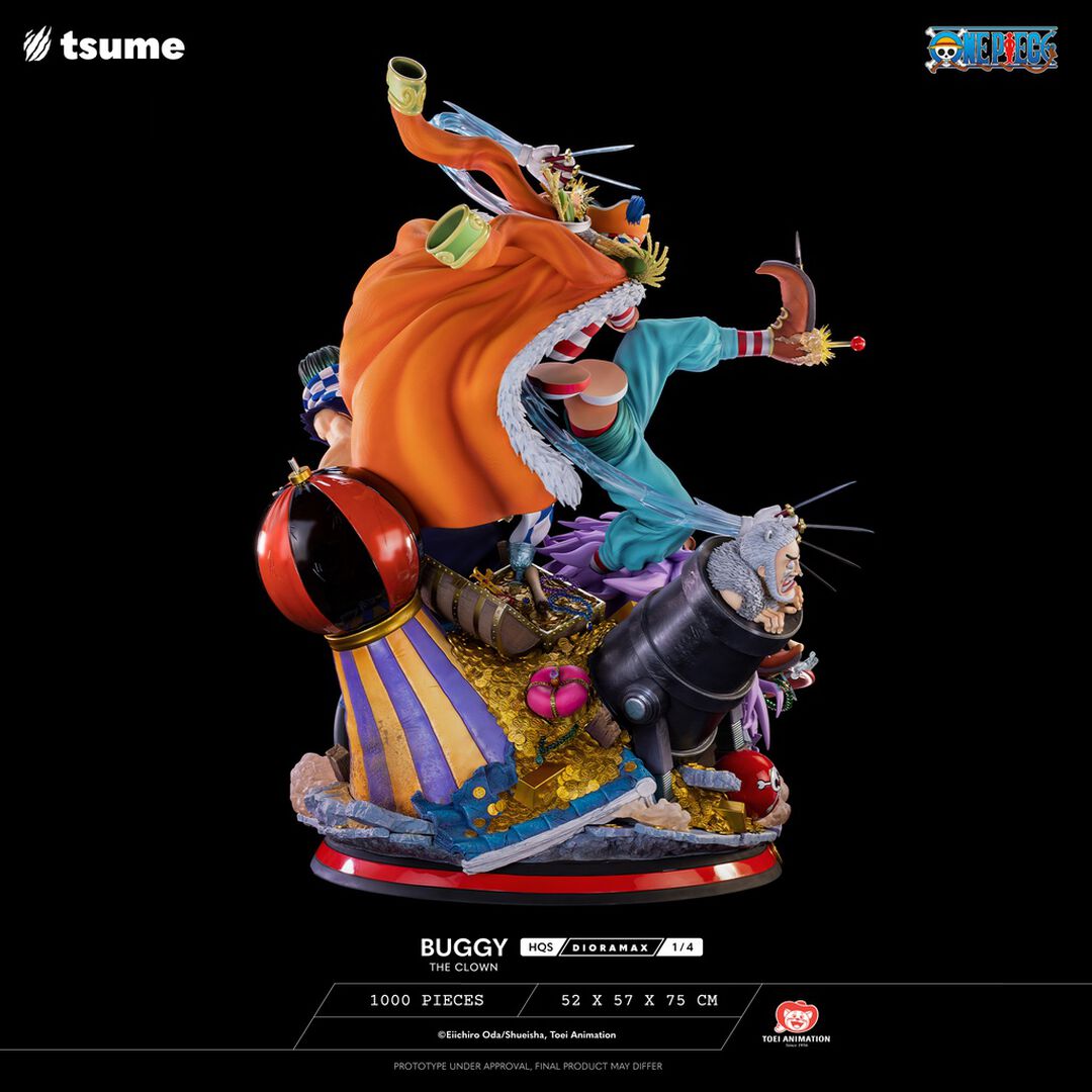 Statuette HQS Dioramax | TSUME | One Piece | Buggy Le Clown 1/4