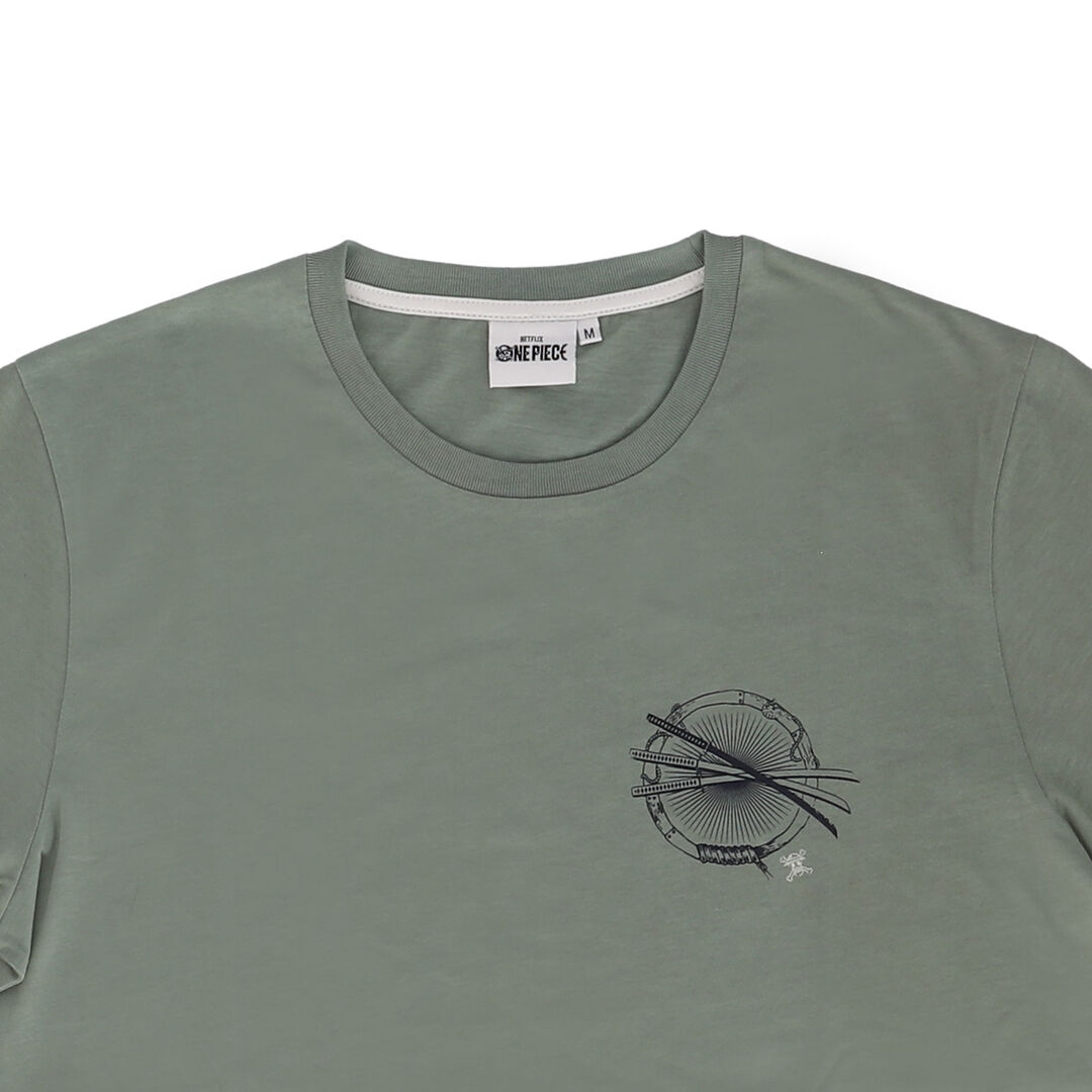 Tshirt | One Piece | Zoro Vert De Gris | Taille S