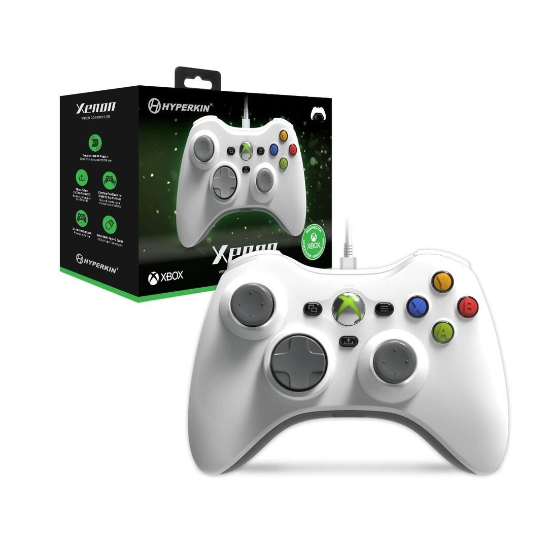 Manette Filaire Hyperkin Xeon Blanche