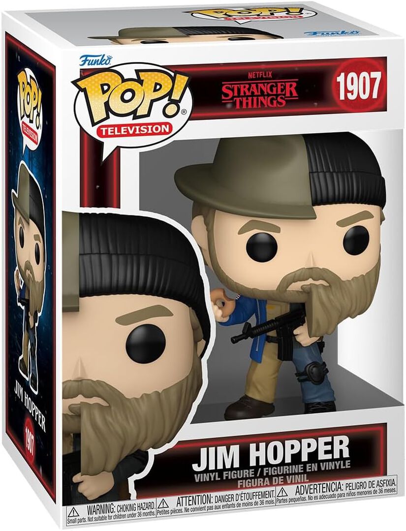 Figurine Funko Pop! N&deg;1907 | Stranger Things | Jim Hopper Split