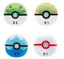 Peluche - Pokemon - Pok&eacute;ball Al&eacute;atoire Parmi Assortiment De 6 12cm