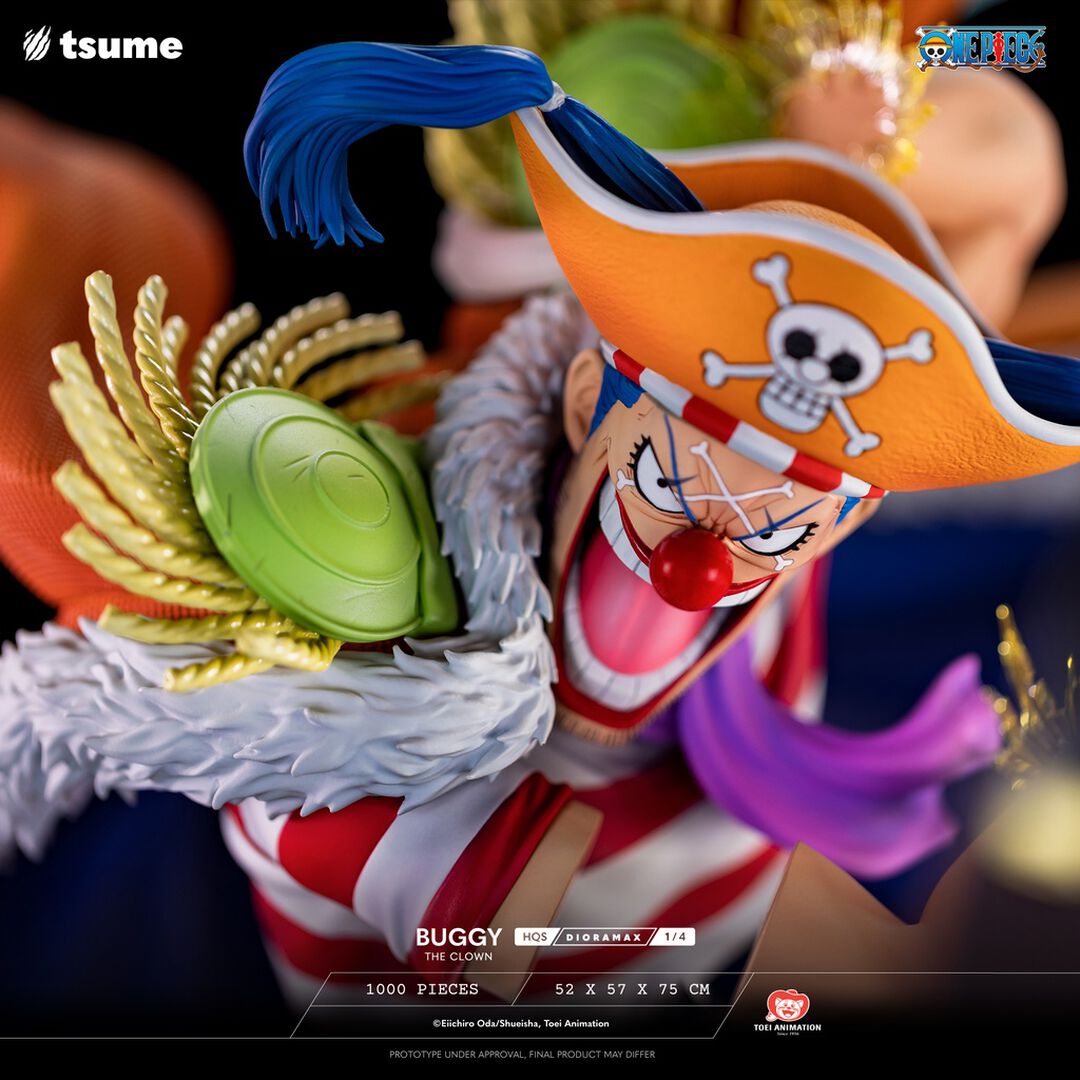 Statuette HQS Dioramax | TSUME | One Piece | Buggy Le Clown 1/4
