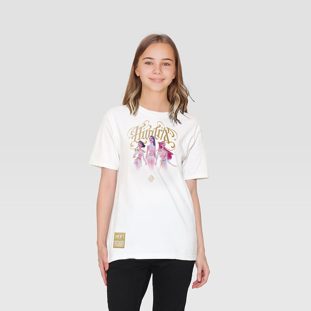 T-shirt | Kpop Demon Hunters | Blanc Huntrix 14 Ans