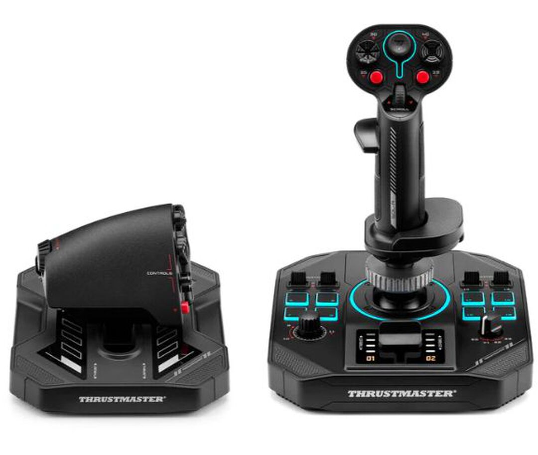 Joystick Thrustmaster Sol R-4 Hotas Ww + Manette Des Gaz
