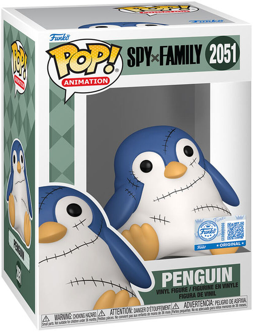 Figurine Funko Pop! N&deg;2051 | Spy X Family | Penguin Avec Cicatrices