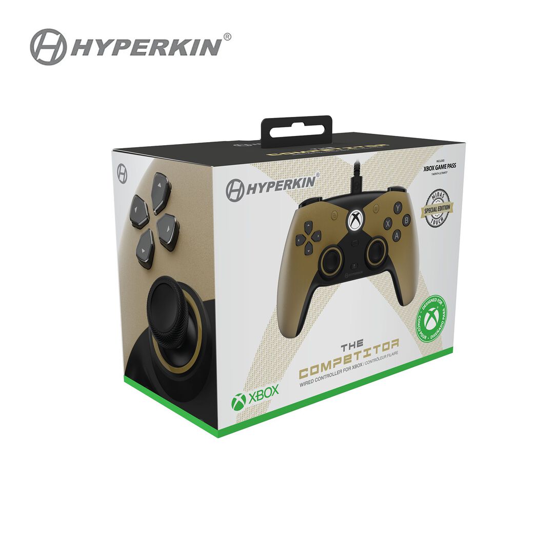 Manette Filaire Hyperkin Competitor Or