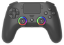Manette Sans Fil Led Rgb Noire Ps4/pc