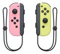 Paire De Manettes Joy-Con Gauche Rose Pastel & Droite Jaune Pastel thumb 1