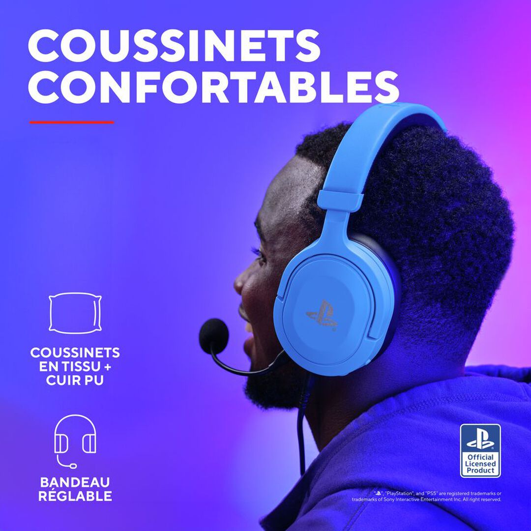 Casque Filaire | Trust | Forta Bleu