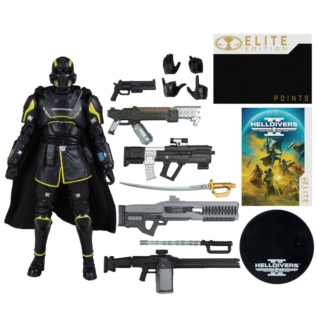 Figurine  |  Super Citizen | Helldivers II  |  Mcfarlane Toys  Elite Edition