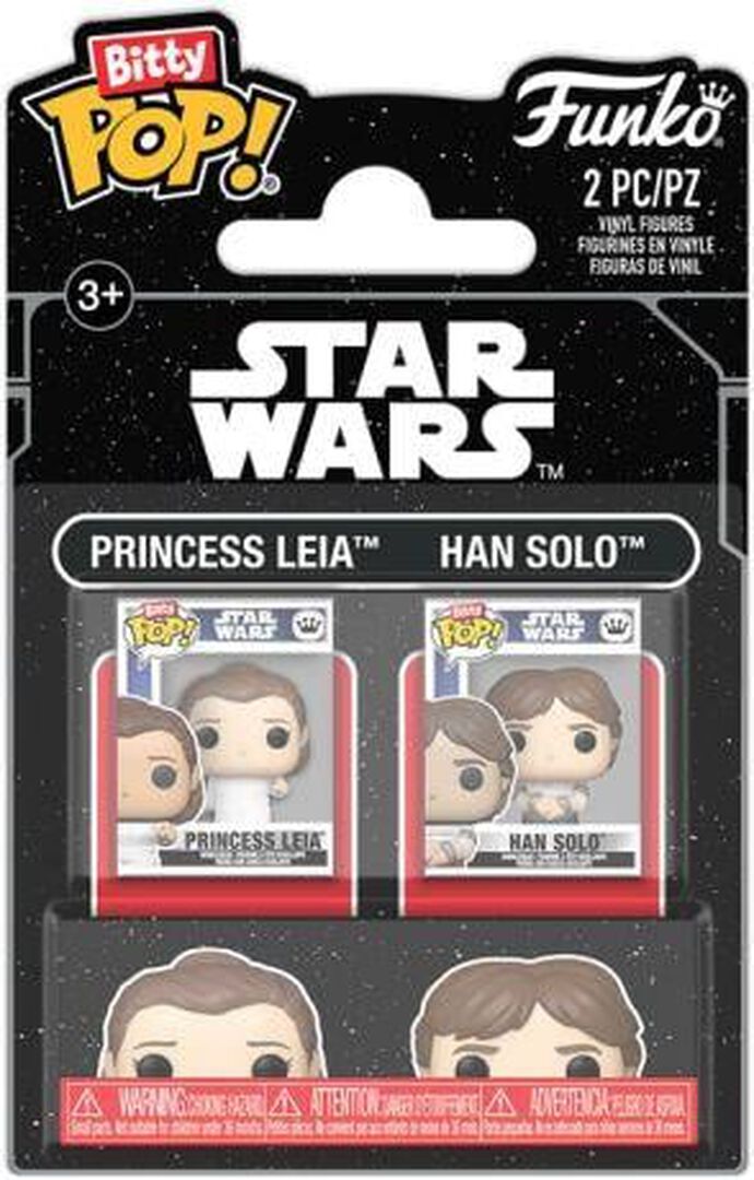 Figurine Funko Bitty Pop! 2pcs | Star Wars | Leia & Han