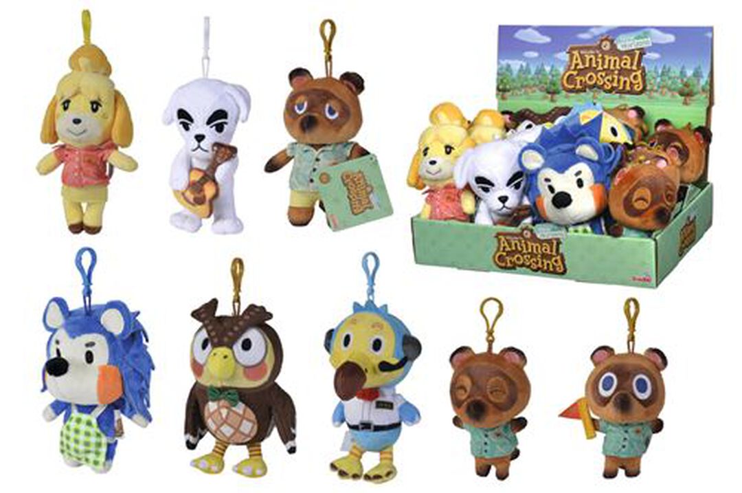 Porte-cles Peluche | Animal Crossing (al&eacute;atoire)