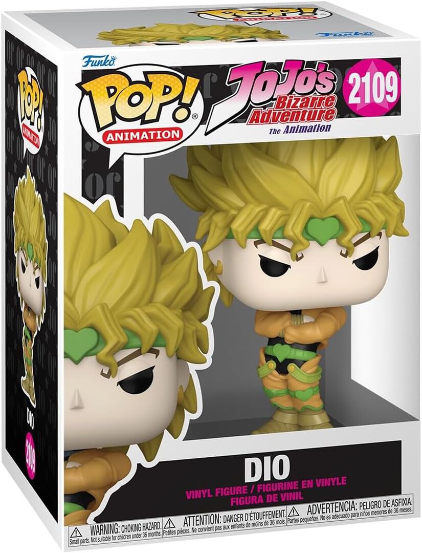 Figurine Funko Pop! N&deg;2109 | Jojo's Bizarre Adventure | Dio