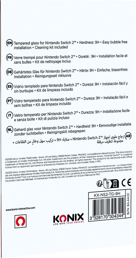 Ecran De Protection Konix 9h